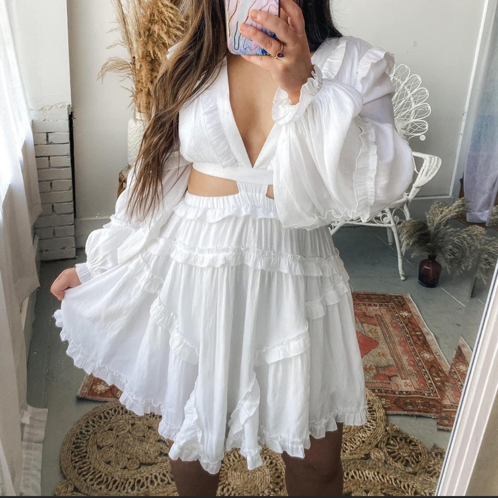 Western cut out dress